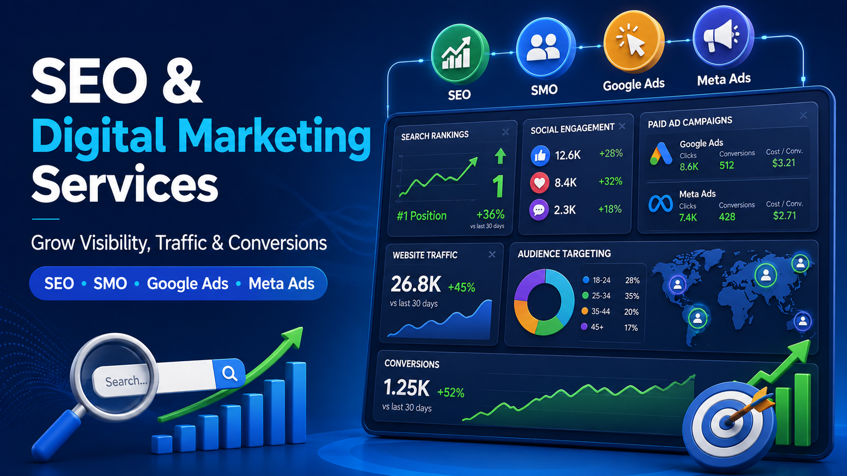 SEO & Digital Marketing Services for Businesses | Jayshree Technosoft