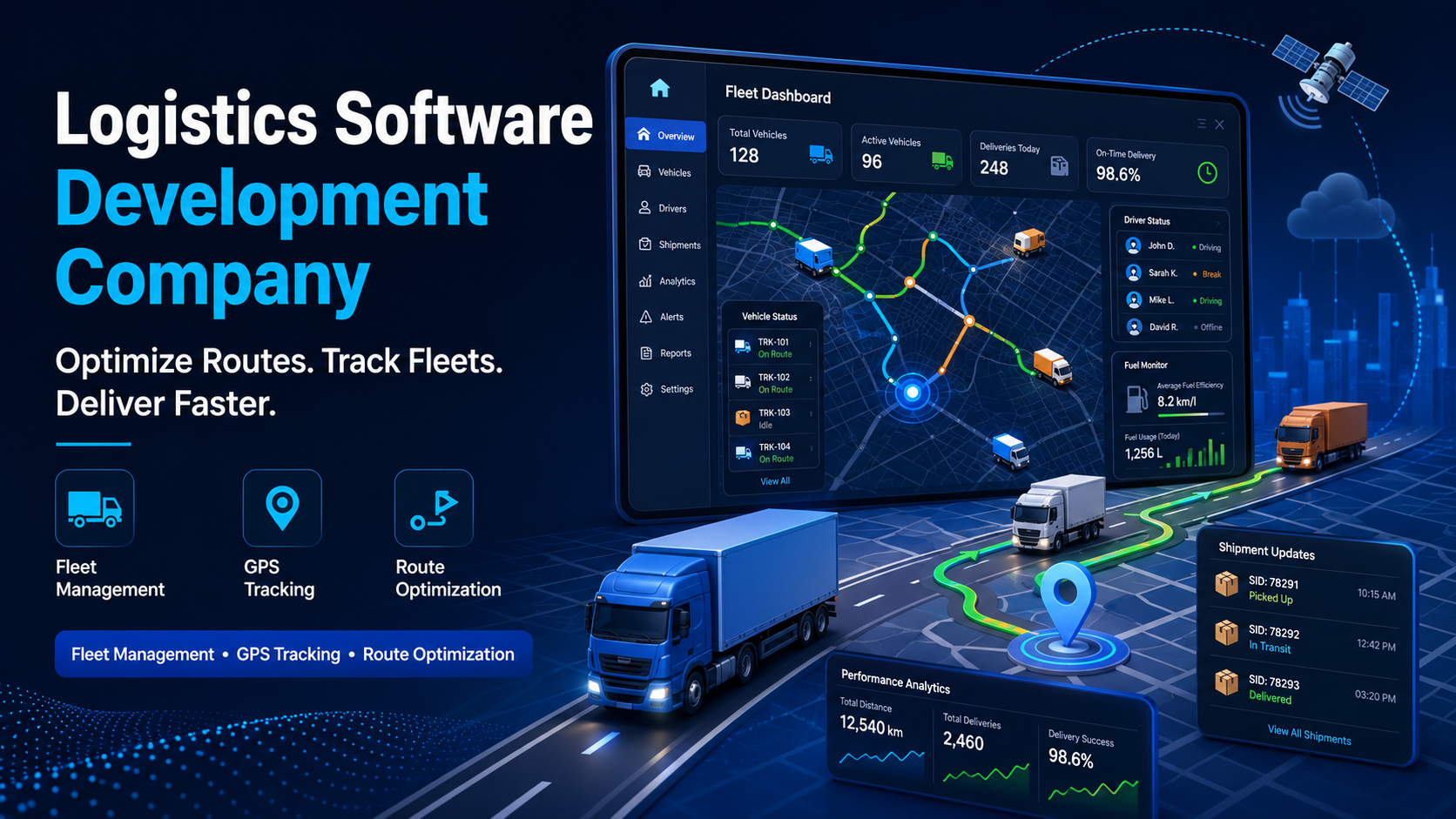 Logistics & Fleet Management Software Development | Jayshree Technosoft