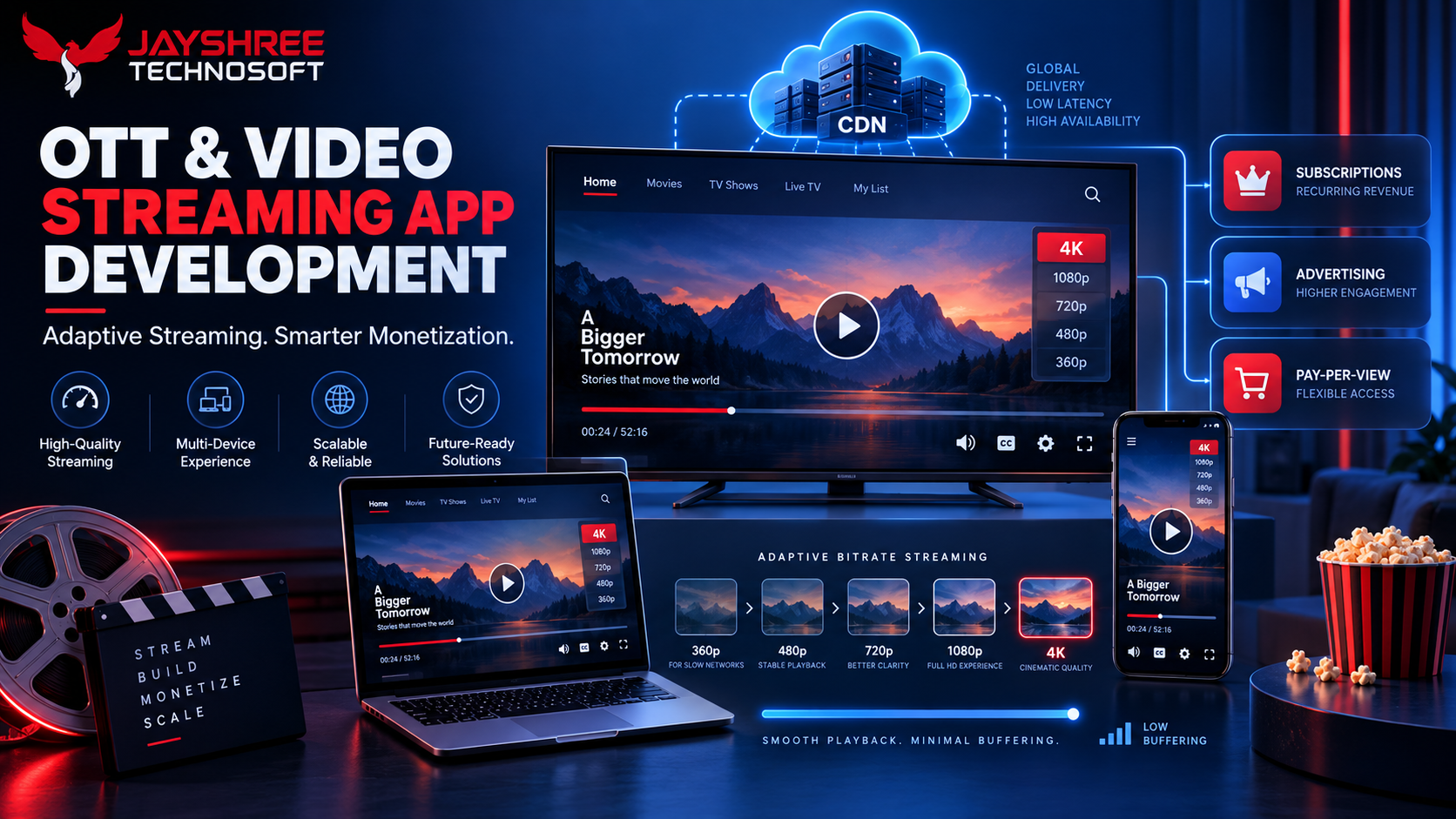 OTT & Video Streaming App Development: Why Playback Quality Decides Everything